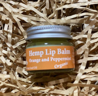 Hemp  Balm for Lips  - Orange and Peppermint 15ml